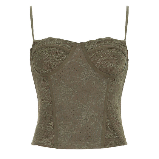 Midnight Stitch Camisole Corset