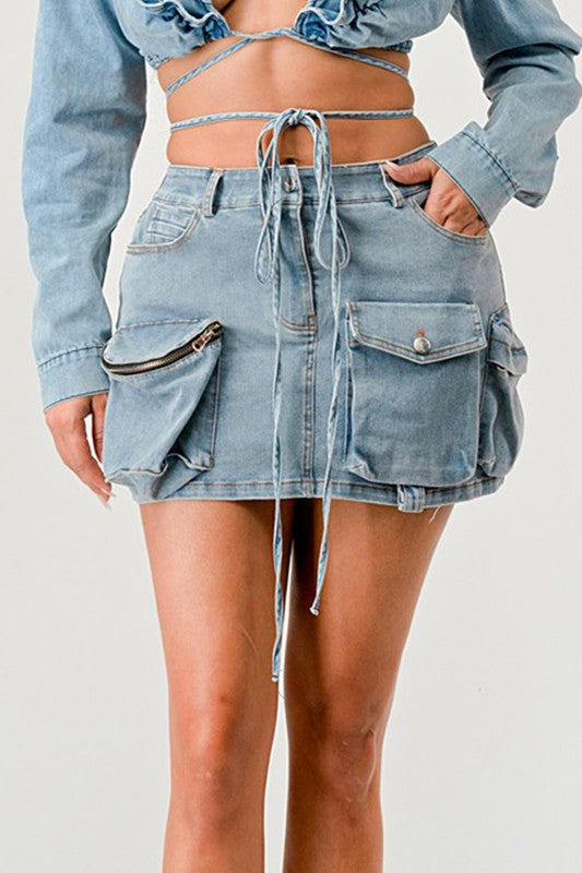 Denim Skirts