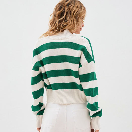Sweet Stripes Knit Cardigan