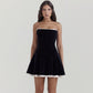 Winter A-Line Velvet Tube Dress