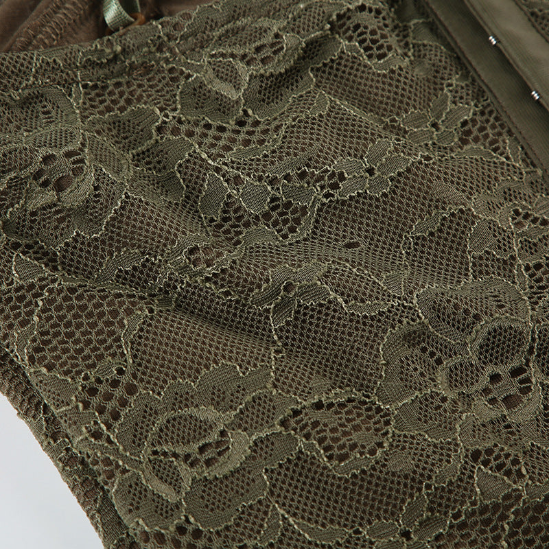 Midnight Stitch Camisole Corset