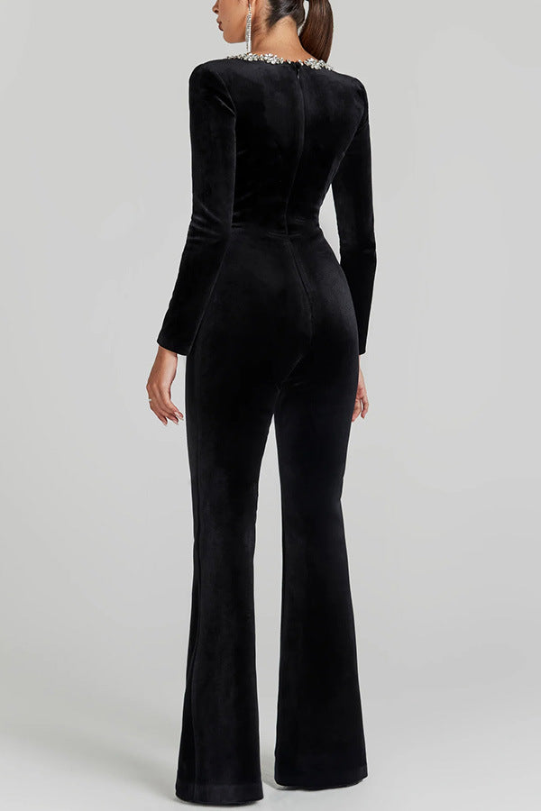 Velvet Embrace Jumpsuit