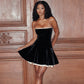 Winter A-Line Velvet Tube Dress