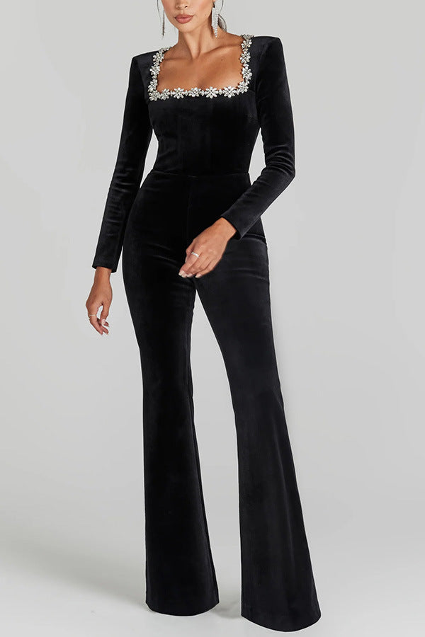 Velvet Embrace Jumpsuit