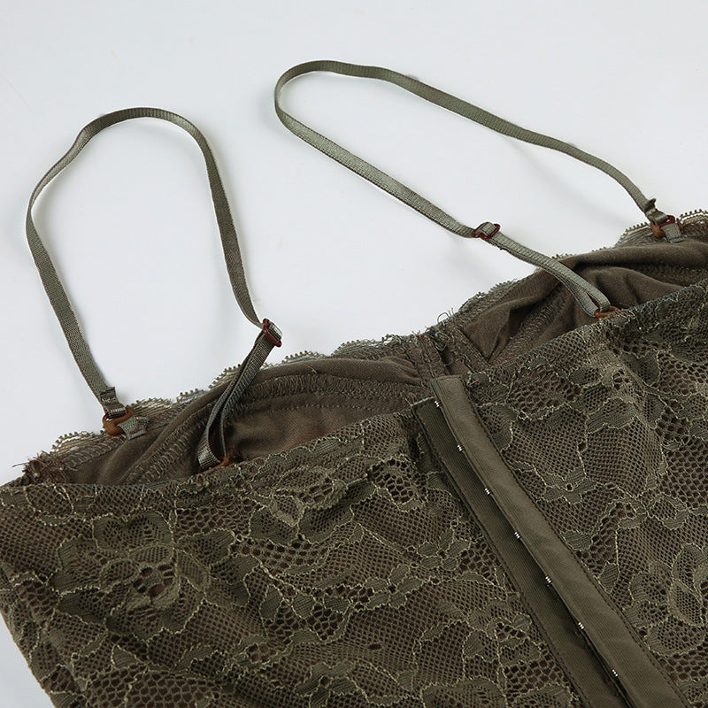 Midnight Stitch Camisole Corset