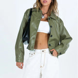 Vixen Leather Rider Coat