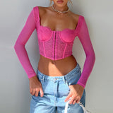 Luxe Seduction Corset Blouse