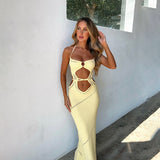 Sunlit Escape Hollow Out Swimsuit Dress