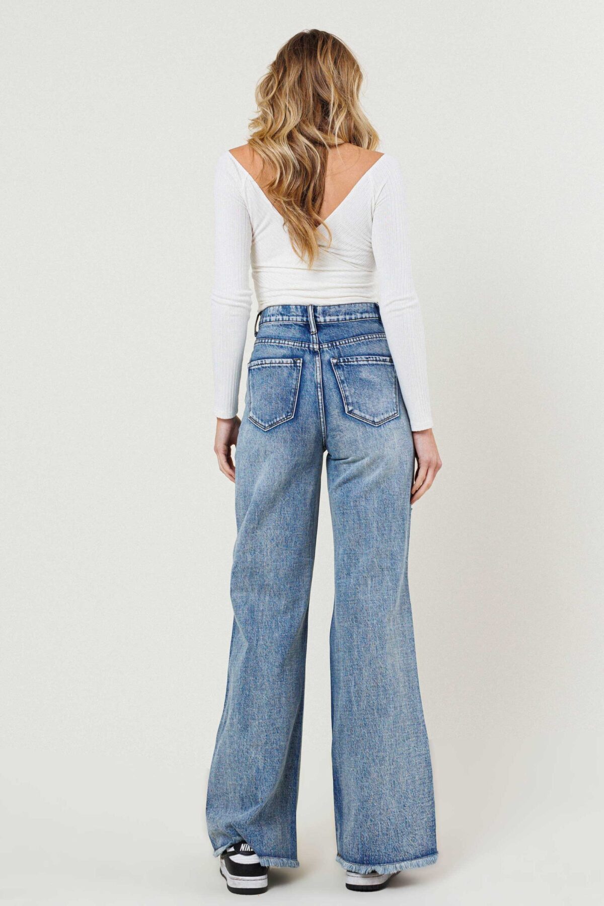 Vintage Acid Wash High Rise Jeans - Image 5