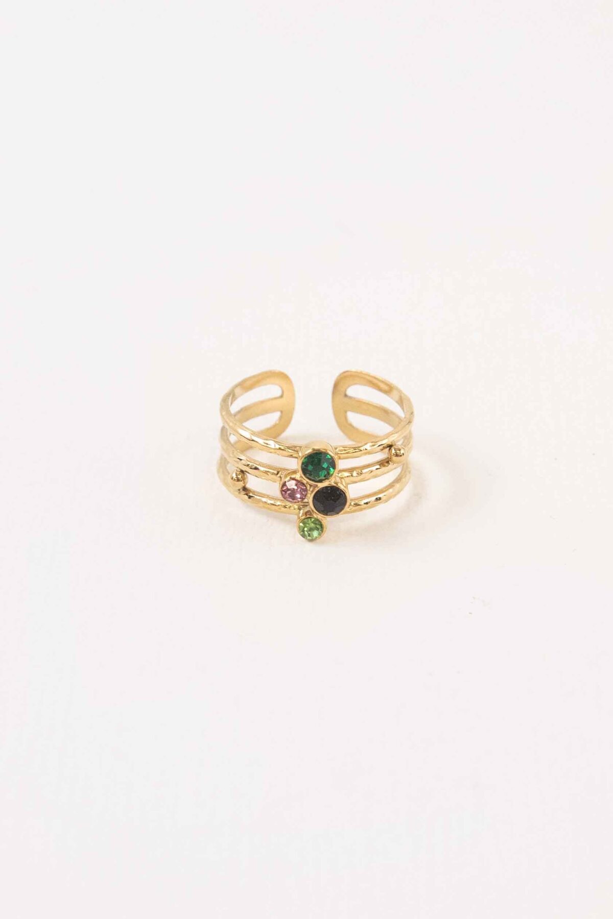 Colorful Bubble Adjustable Ring - Image 2