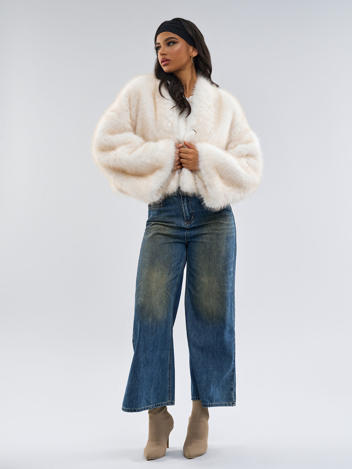 Mink like Fur Short Coat Women Retro Minority Autumn Winter Two Wear Plush Jacket - Image 7